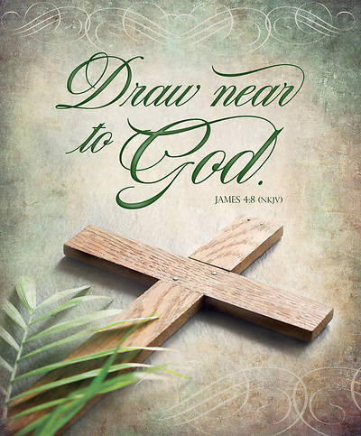 Picture of Draw Near to God Palm Sunday Legal Size Bulletin
