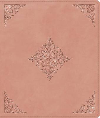 Picture of ESV Journaling Bible, Red Letter (Trutone, Blush Rose, Fleur-De-Lis Design)