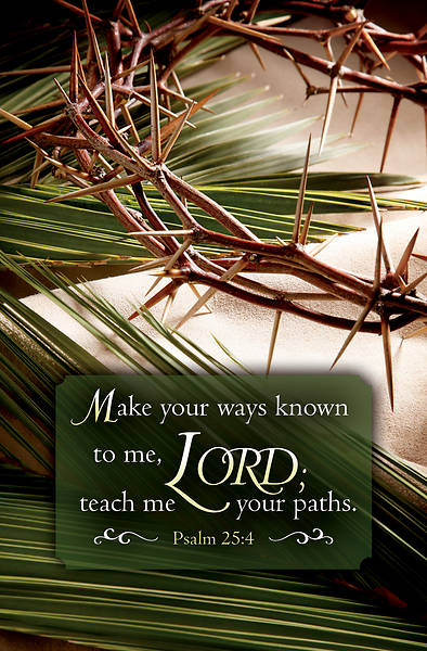 Picture of Teach Me Your Paths Lent Bulletin (Pkg of 50)