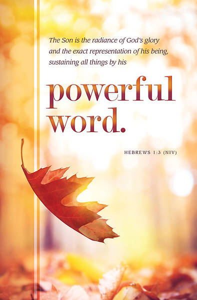 Picture of Powerful Word Fall General Regular Size Bulletin