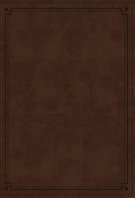 Picture of NKJV Study Bible, Imitation Leather, Brown, Red Letter Edition, Indexed, Comfort Print