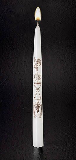 Picture of Gold Chalice First Communion Candle