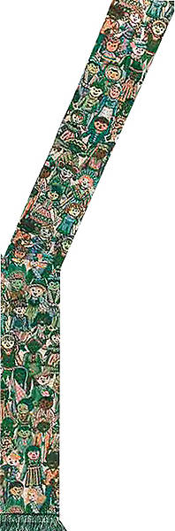 Children of the World Large Pattern Deacon's Stole