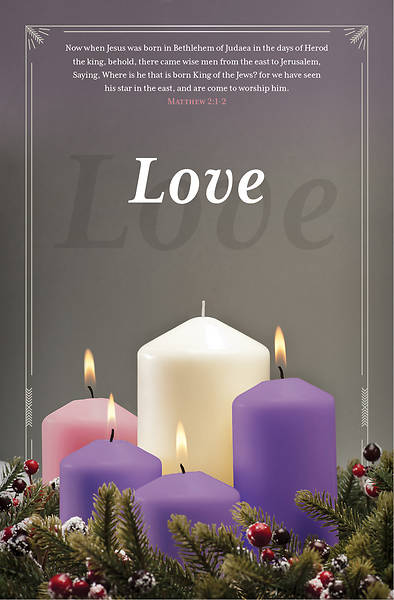 Picture of Love Advent Regular Size Bulletin