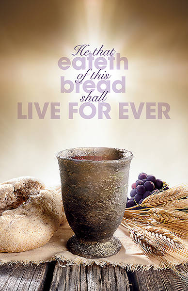 Picture of He that Eateth Communion Size Regular Bulletin