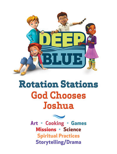 Picture of Deep Blue Rotation Stations: God Chooses Joshua - Entire Unit Download