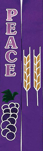 Picture of Celebration 4500 Series Purple Stole - 100"