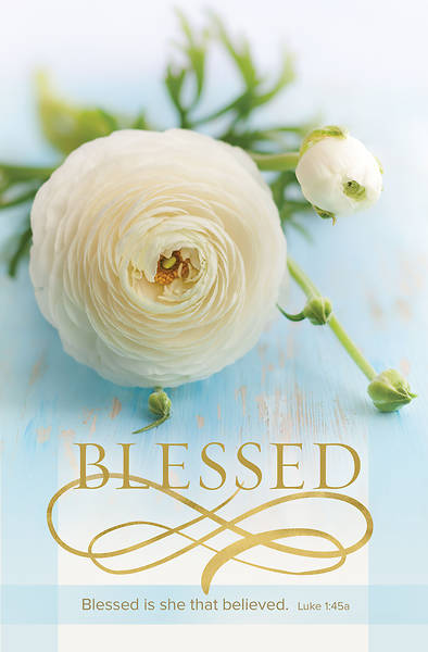 Picture of Blessed is She General Regular Size Bulletin