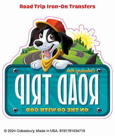 Picture of VBS 2025 Road Trip Iron-On Transfers (Pkg of 12)