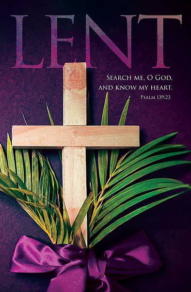 Picture of Seach Me O Lord Lent Regular Size Bulletin