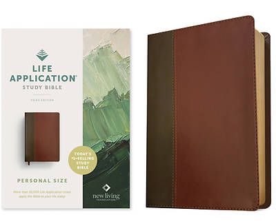 NLT Life Application Study Bible, Third Edition, Personal Size (Leatherlike, Brown/Mahogany, Red Letter)