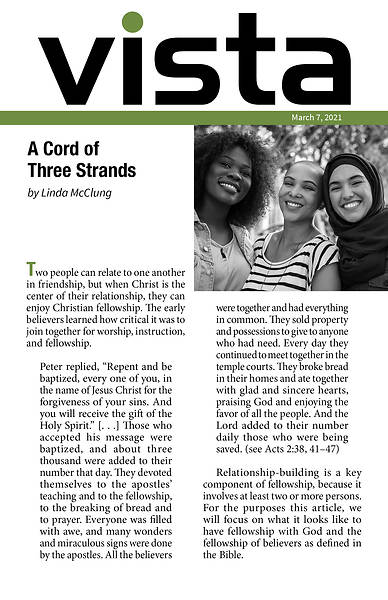 Picture of Wesley Vista Journal for Holy Living Take-Home Spring 2021