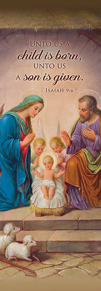 Picture of A Son is Given 2' x 6' Vinyl Banner Isaiah 9:6