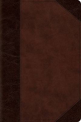 Picture of ESV Personal Size Reference Bible, Red Letter (Trutone, Brown/Walnut, Portfolio Design)