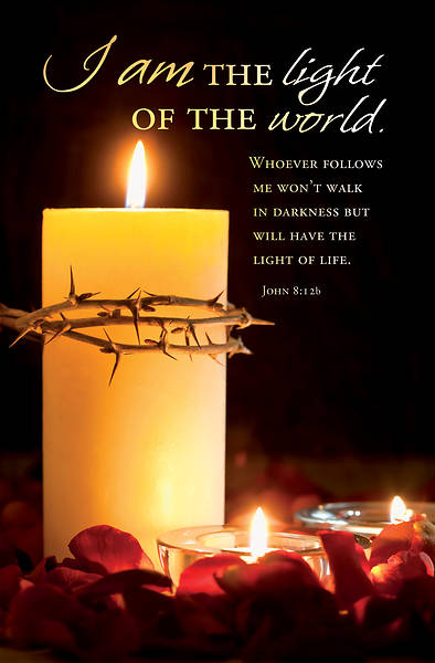 Picture of I Am the Light Tenebrae Bulletin (Pkg of 50)
