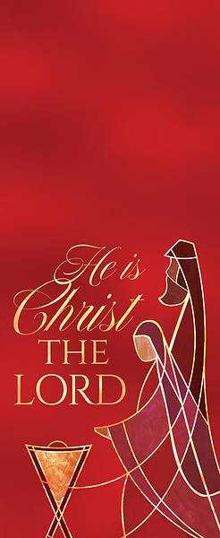 Nativity of Jesus Pulpit Scarf - Red