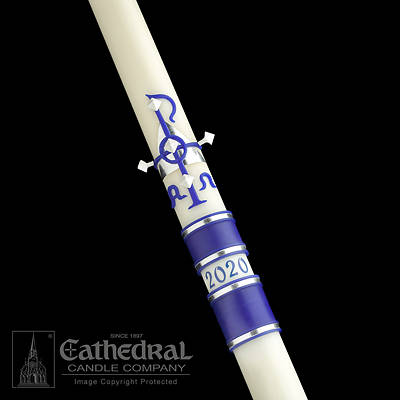 Picture of Cathedral Messiah Paschal Candle 3-1/2" x 60"