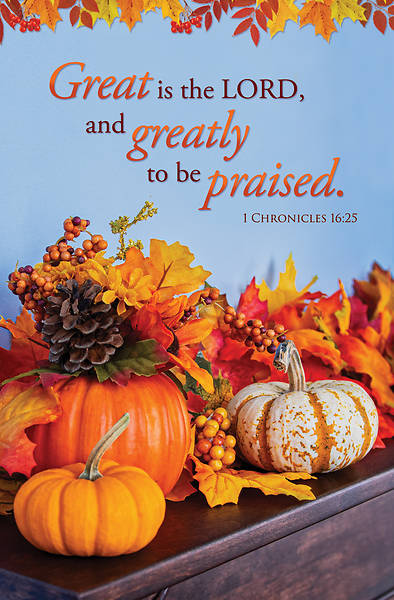 Great is the Lord Thanksgiving Regular Size Bulletin