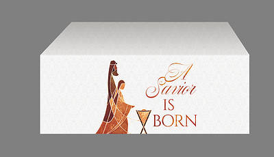 Nativity of Jesus Altar Frontal - White