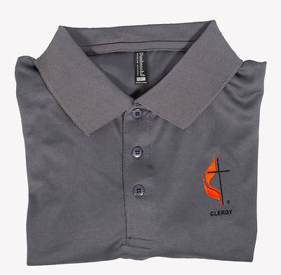 Picture of Polo Shirt - XLarge Clergy Cross and Flame