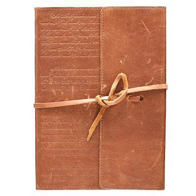 Picture of Journals Classic Full Grain Genuine Leather W/Wrap Brown