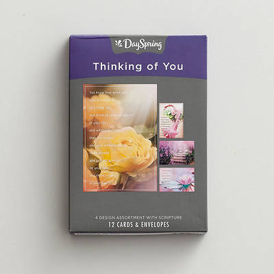Picture of Thinking Of You -  Blessings On Your Day Boxed Cards Assorted  (Box 12)