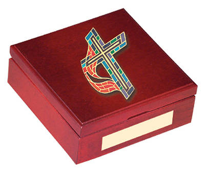 United Methodist Cross Keepsake Box