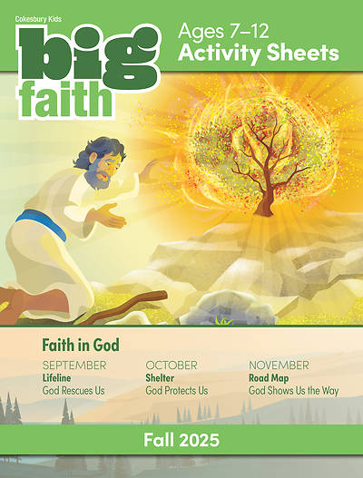 Picture of Cokesbury Kids Big Faith Fall 2025 Activity Sheets Ages 7-12