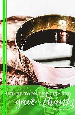 Picture of Jesus Took Bulletin (Pkg 100) Communion