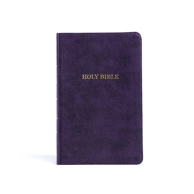Picture of KJV Thinline Reference Bible, Purple Leathertouch