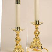 Picture of Koleys K862 Gold Plated 10 3/4" Electric Candlestick