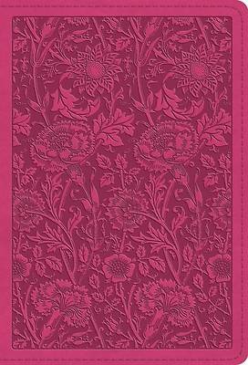 Picture of ESV Large Print Compact Bible (Trutone, Berry, Floral Design)