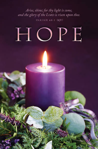 Hope Glory of the Lord Advent Bulletin