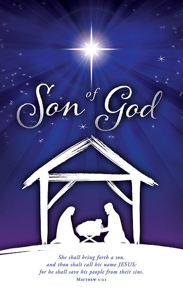 Son of God Christmas Regular Size Bulletin