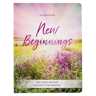 Picture of Devotional New Beginnings Pink Floral Softcover Feb.