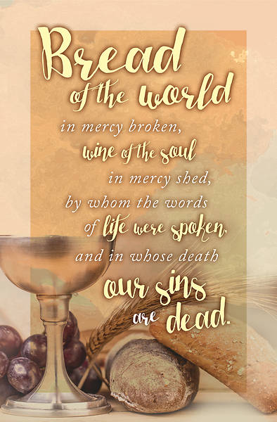 Picture of Bread of the World Maundy Thursday Bulletin (Pkg of 50)