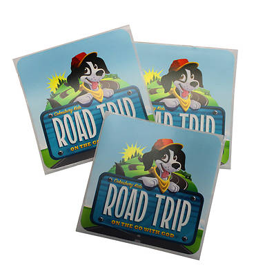 Picture of VBS 2025 Road Trip Collectible Decal (Pkg of 3)