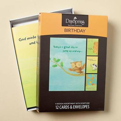Picture of Happy Critters - Birthday Boxed Cards - Box of 12