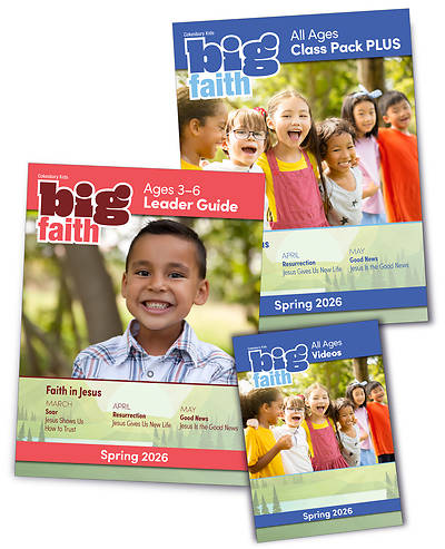 Picture of Cokesbury Kids Big Faith Spring 2026 Leader Kit Ages 3-6- Digital Kit Download