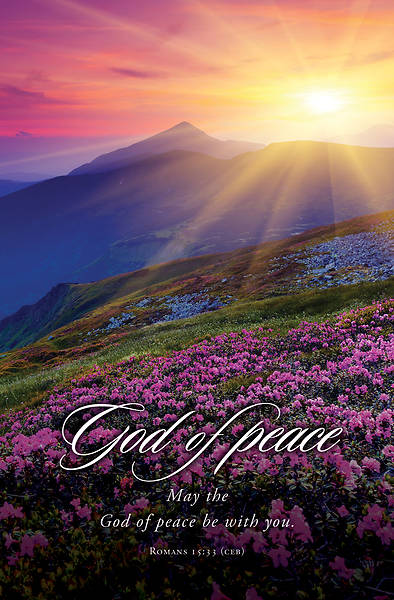 Picture of May the God of Peace Funeral Regular Size Bulletin