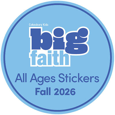 Cokesbury Kids Big Faith Fall 2026 All Ages Activity Stickers (Pkg of 6)