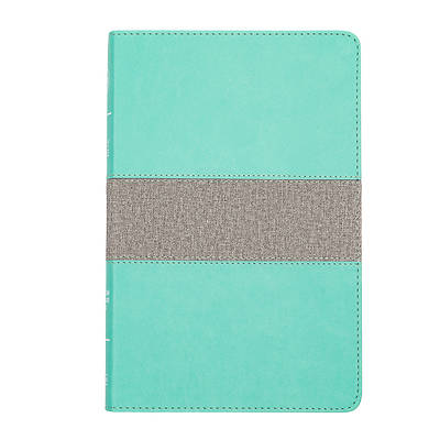 Picture of CSB Thinline Reference Bible, Mint/Gray Leathertouch