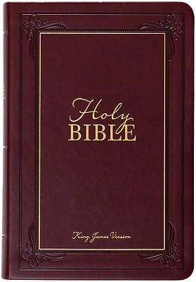 KJV Holy Bible Giant Print Compact Garnet