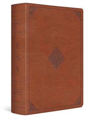Picture of ESV Study Bible (Trutone, English Saddle, Ornament Design)