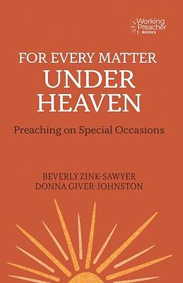 Picture of For Every Matter Under Heaven