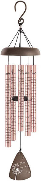 Picture of 23rd Psalm 30" Rose Gold Sonnet Chime