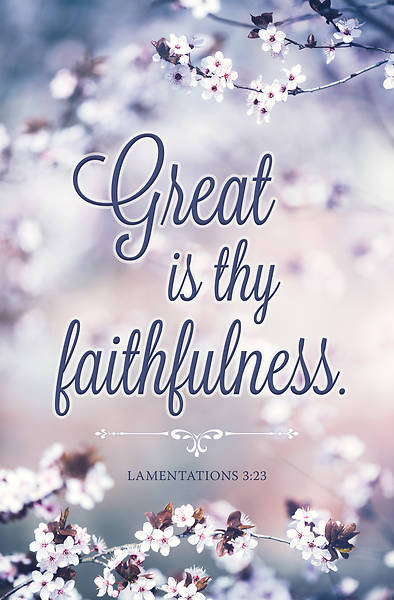 Picture of Great is thy Faithfulness General Regular Size Bulletin