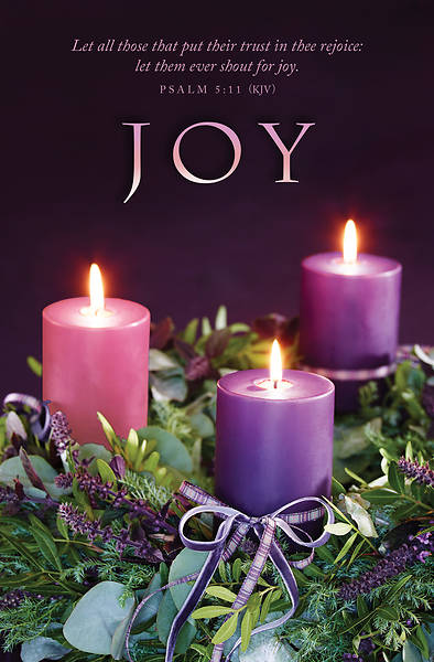 Picture of Joy Trust in thee rejoice Advent Bulletin