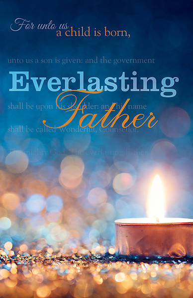 Picture of Shall Be Called Everlasting Father Christmas Legal Size Bulletin