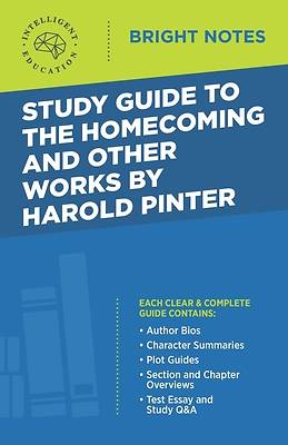 Picture of Study Guide to The Homecoming and Other Works by Harold Pinter